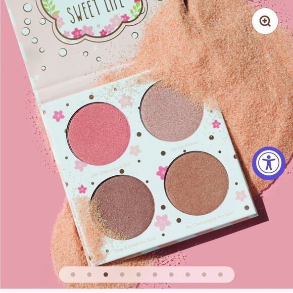 Beauty Bakerie Cotton Candy Champagne Blushlighter Palette highlighter blush NWT - Picture 5 of 5